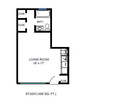 Floor plan Studio