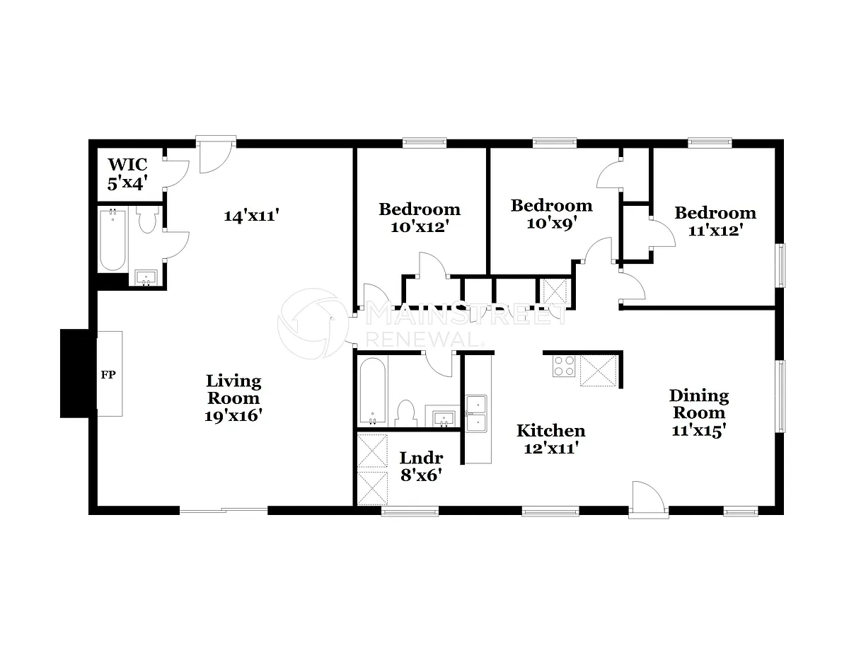 Floor Plan - 7147 Eudine Dr N
