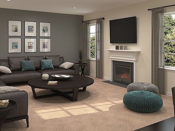 Family Room with Fireplace