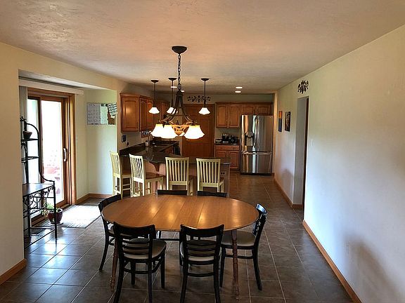kitchen with eat in area