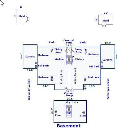 1664 is left side of Duplex