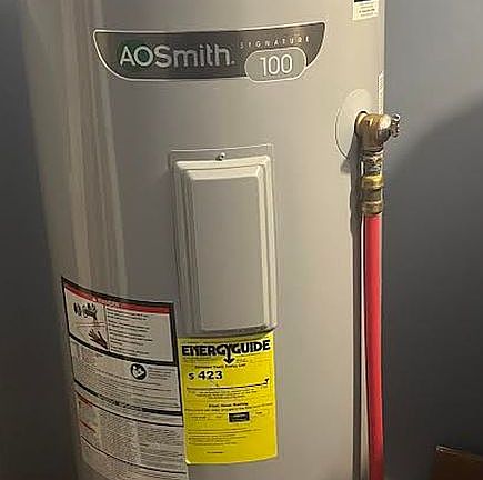 New hot water tank