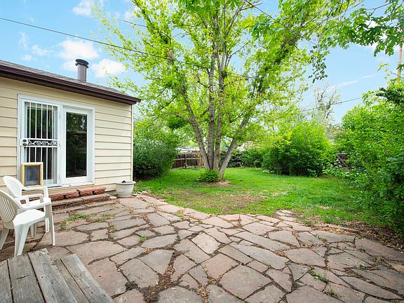 Large private backyard