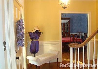 Dining Room
						:
						Real wood wainscoting