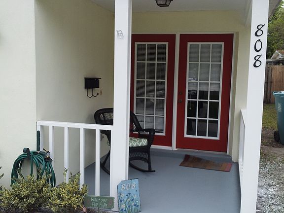 Private Front Porch Conversation Area