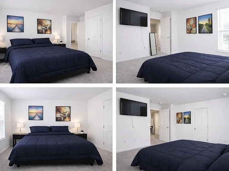 Brand NEW mattresses (never used) Brand NEW comforter sets (fresh & clean feel) Fully furnished, move-in ready rooms
