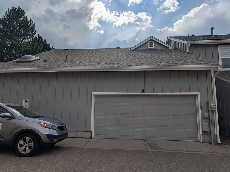 Attached two car garage
