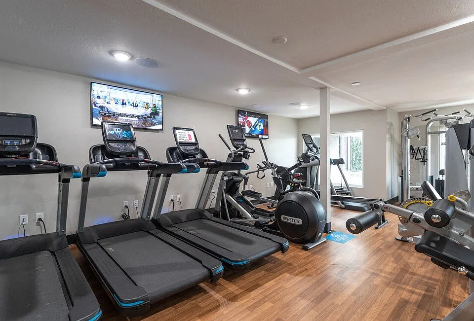 Fitness Center with Cardio Equipment