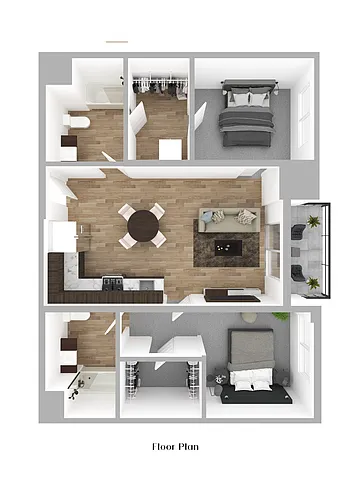 Floor plan B1h