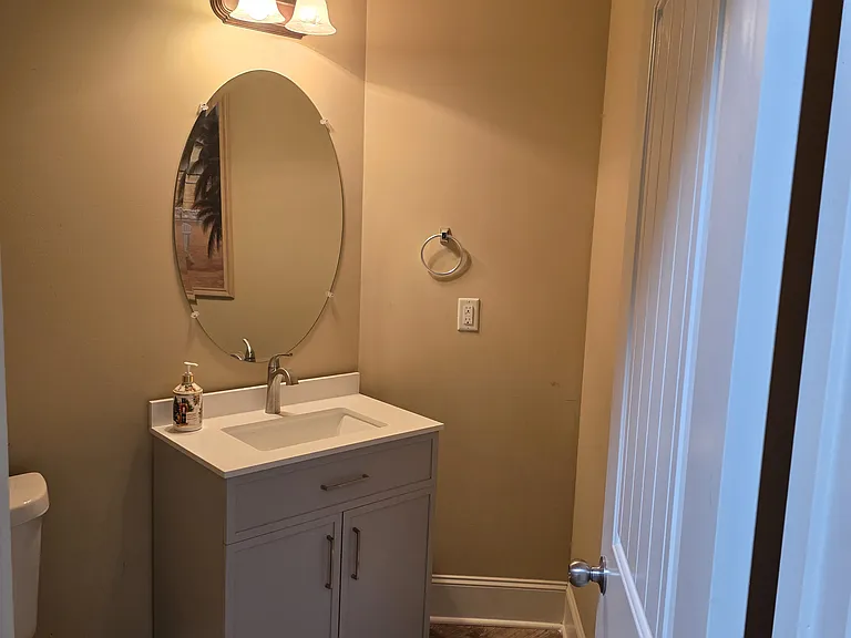 1st floor half bath