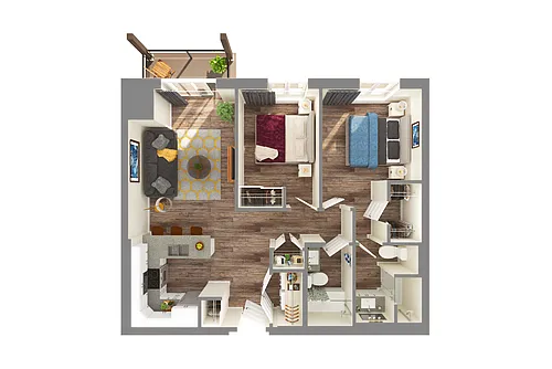 Floor plan 105