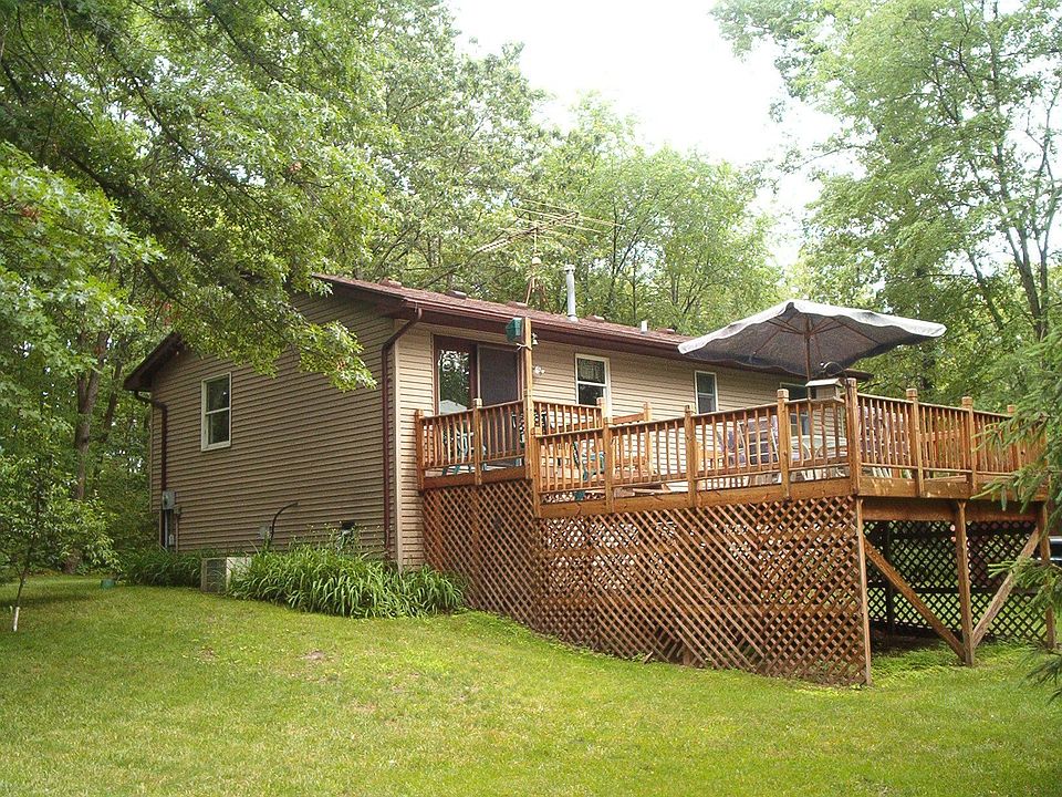 Rear View with Huge Multi-Level Deck