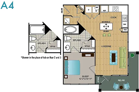 Floor plan A4