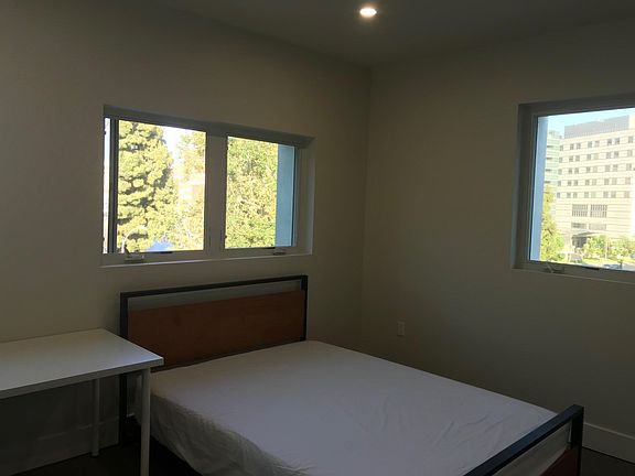 Bedroom with views from two sides