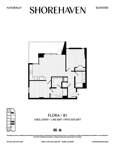 Floor plan Flora - B1