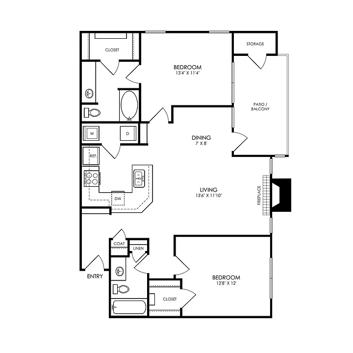 Floor plan B1R