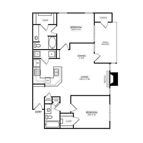 Floor plan B1R