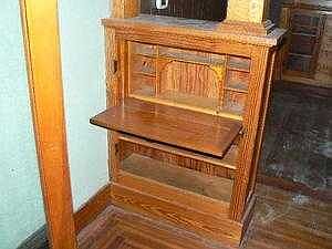 Living Room Built-in Desk