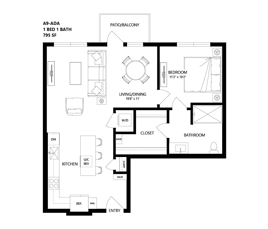 Floor plan A9-ADA