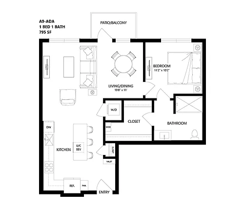Floor plan A9-ADA
