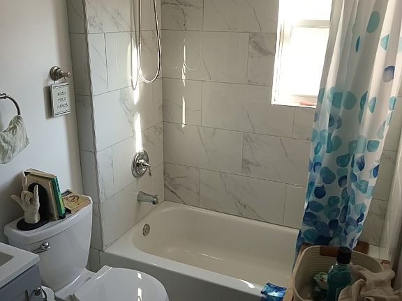 First floor bathroom (includes washer dryer)