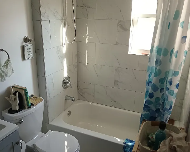 First floor bathroom (includes washer dryer)
