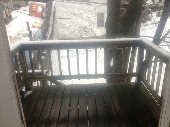Deck off kitchen