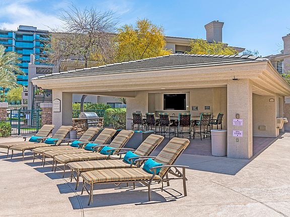 Outside kitchen and sun deck