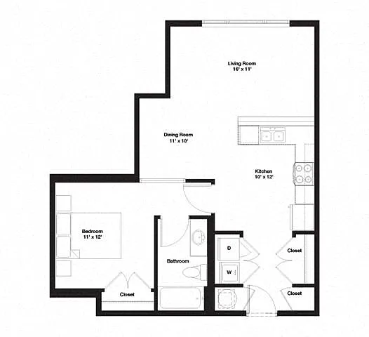 Floor plan 1M
