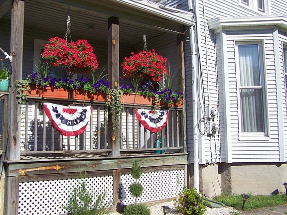 side of front door