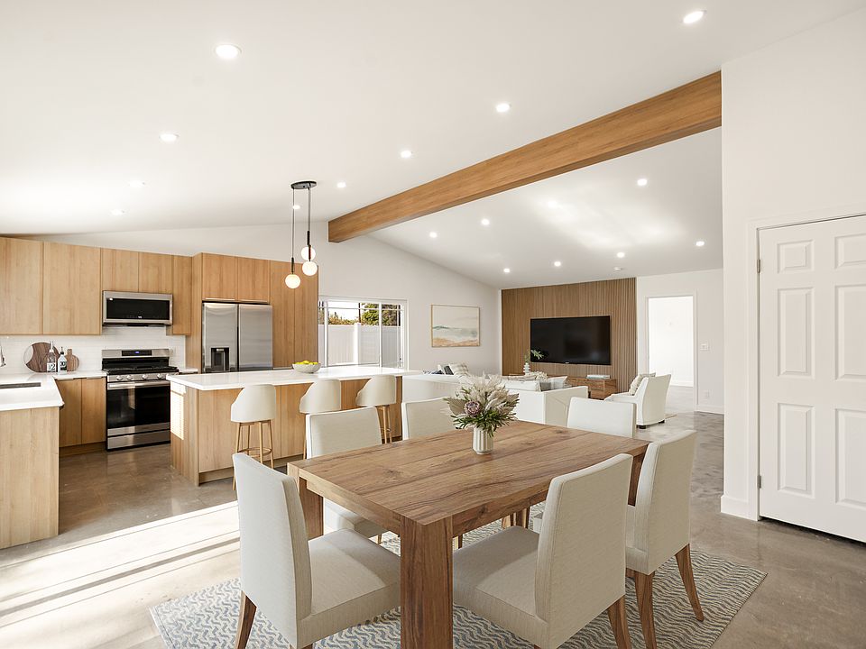 Staged Dining and Living Room