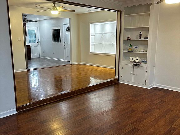 Living room and dining room view