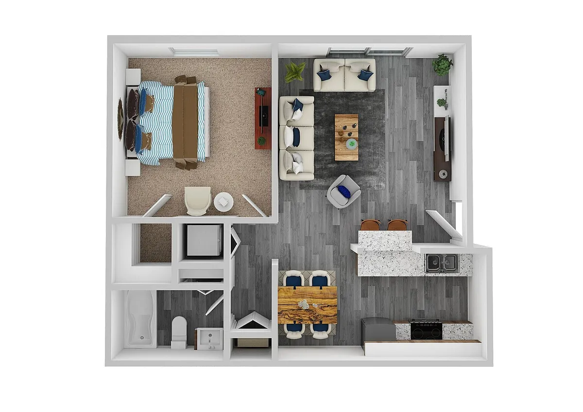 Floor plan 1B/1B