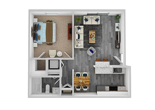 Floor plan 1B/1B