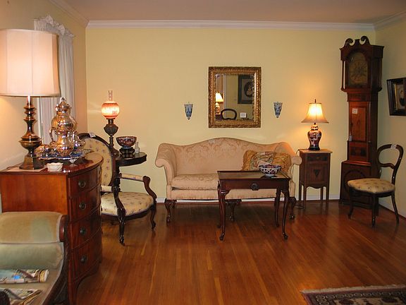Sunny Living Room with Hardwoods