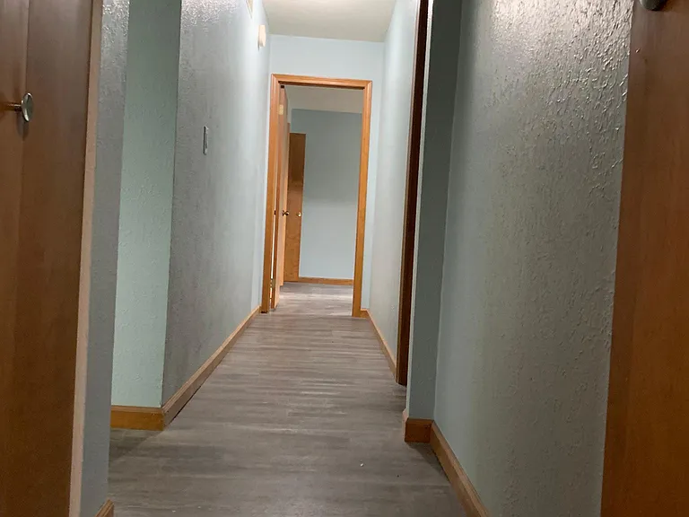 This long hallway just begins to show how spacious the home is
