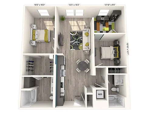Floor plan 205
