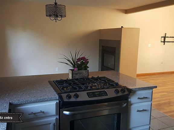 Quartz counters/gas range