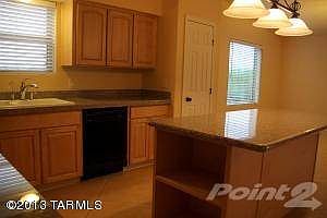 Kitchen island with shelves