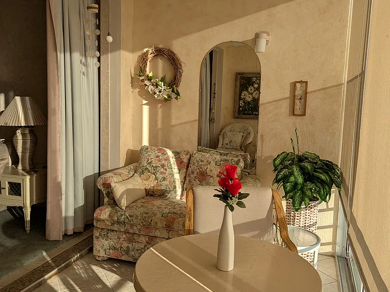 Lanai with twin sleep sofa