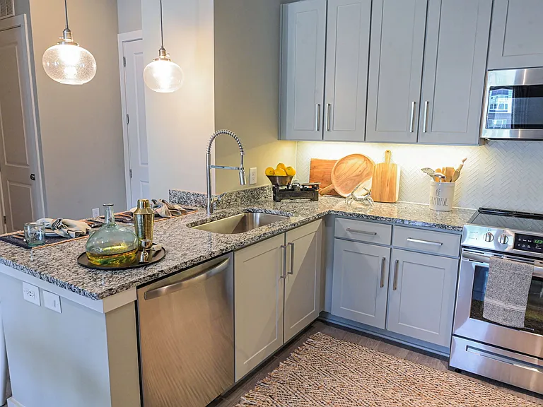 Designer Kitchen at Hawthorne at Indy West in Wilmington, NC