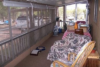 Screened in porch