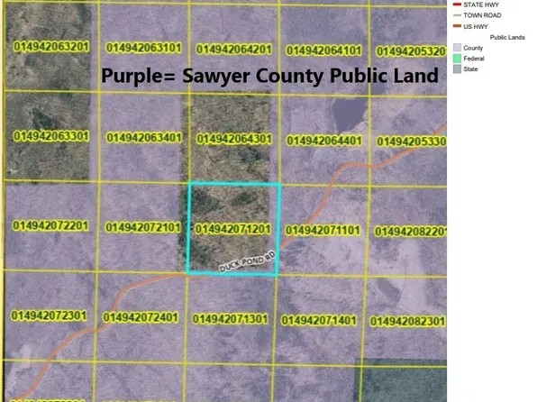 0000 Duck Pond Road, Hayward, WI 54843