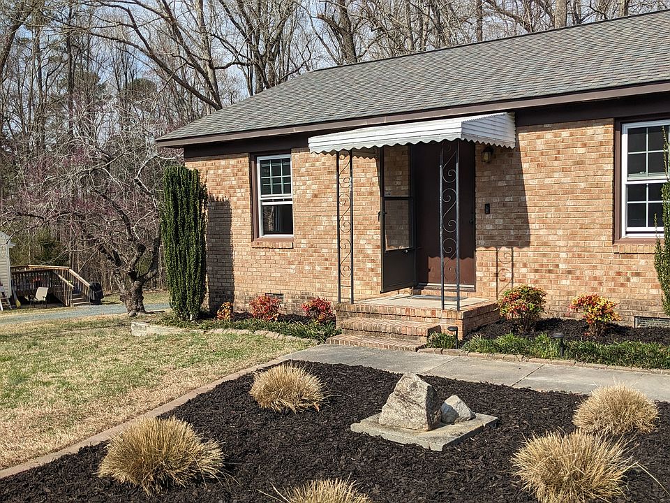 Front door area, newly landscaped