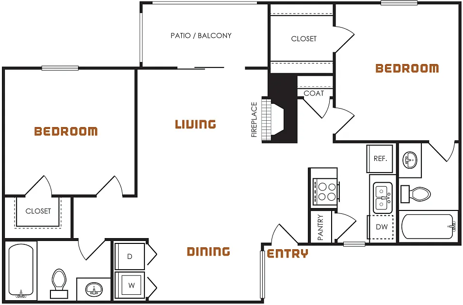 Floor plan B3