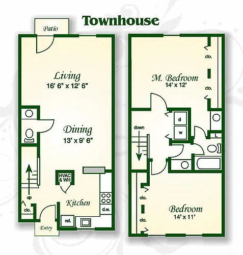 Floor plan The Winthrop Townhouse
