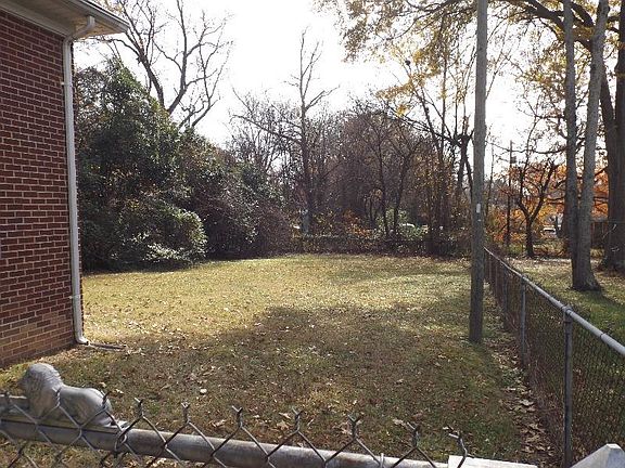 Large fenced backyard