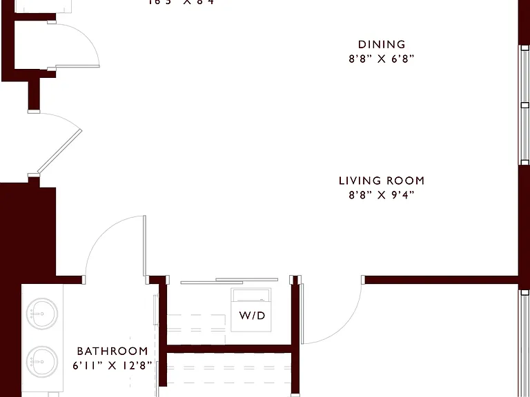 Experience modern living with this well-designed apartment layout. Experience modern living with this well-designed apartment layout.