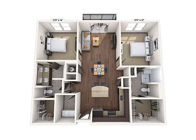 Floor plan Blue 3