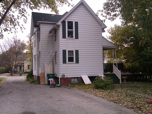 Rear view from garage